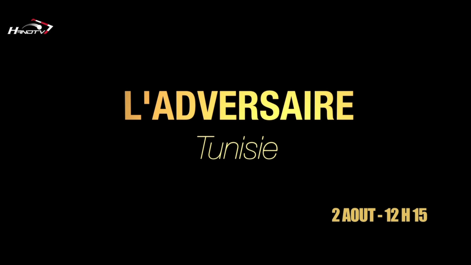 Handtv Jo H L Adversaire Du Jour La Tunisie Ffhandball