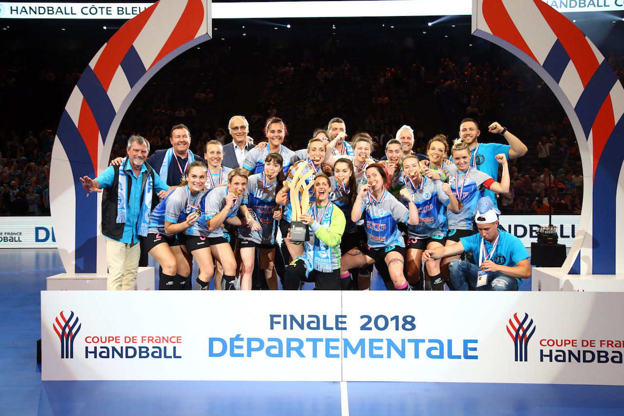 Coupe De France D Partementale F Minine L Or Bleu Ffhandball